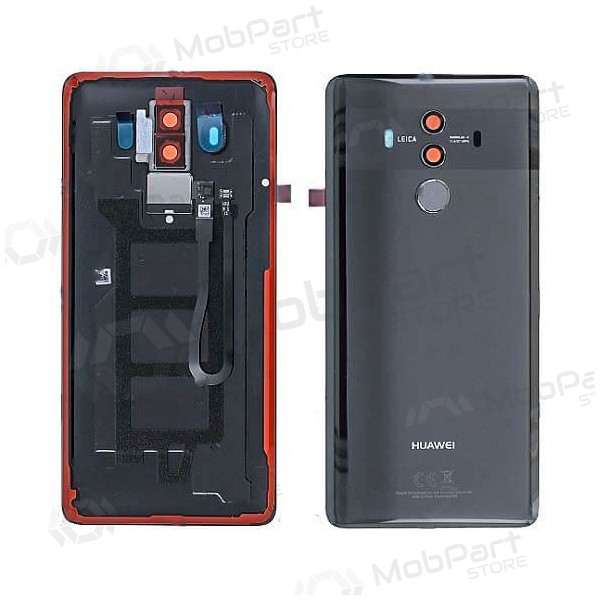 Huawei Mate 10 Pro baksida / batterilucka svart (Titanium Gray) (begagnad grade A, original)