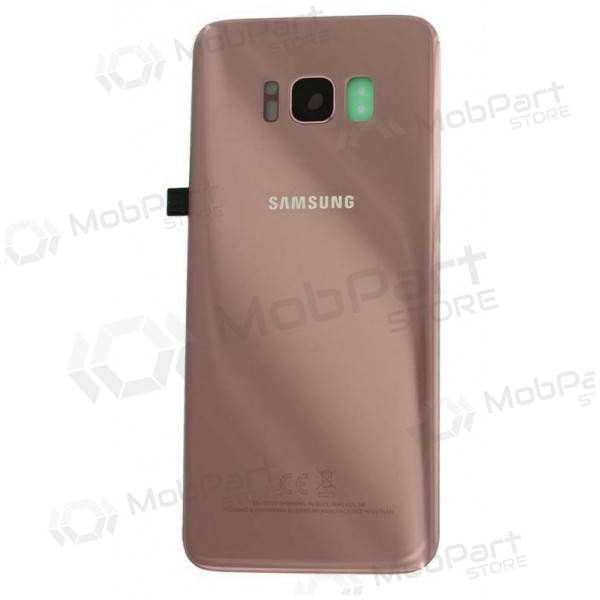 Samsung G950F Galaxy S8 baksida / batterilucka rosa (Rose Pink) (begagnad grade A, original)