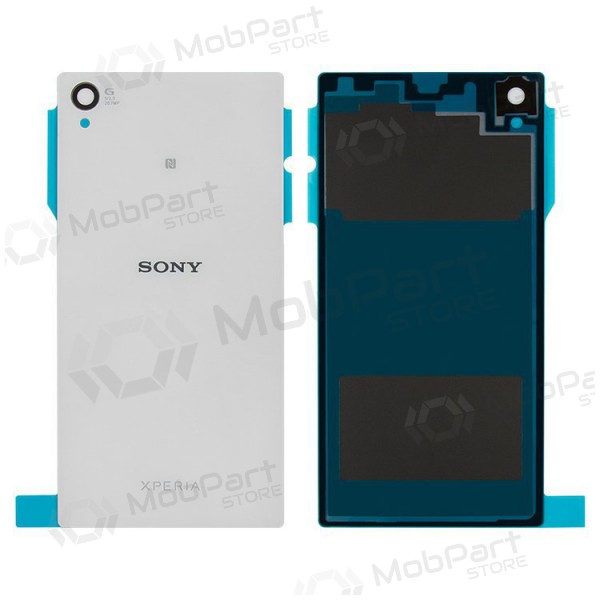 Sony Xperia Z1 L39h C6902 / Xperia Z1 C6903 / Xperia Z1 C6906 / Z1 C6943 baksida / batterilucka (vit)