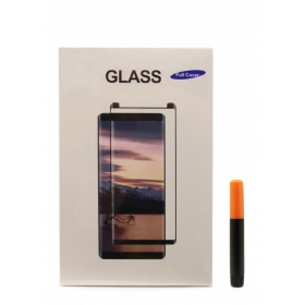 Samsung G965 Galaxy S9 Plus härdat glas skärmskydd M1 "5D UV Glue"