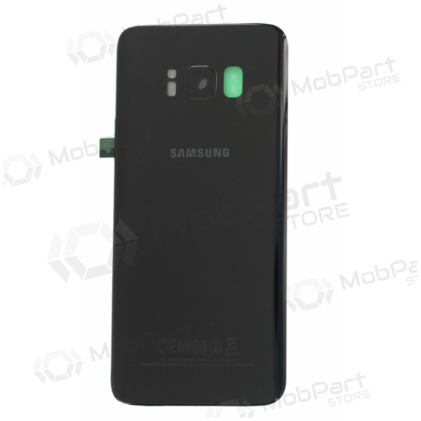 Samsung G950F Galaxy S8 baksida / batterilucka svart (Midnight black) (begagnad grade A, original)