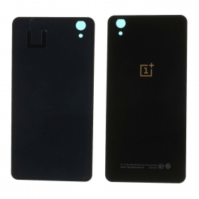 OnePlus X baksida / batterilucka (svart) (begagnad grade B, original)