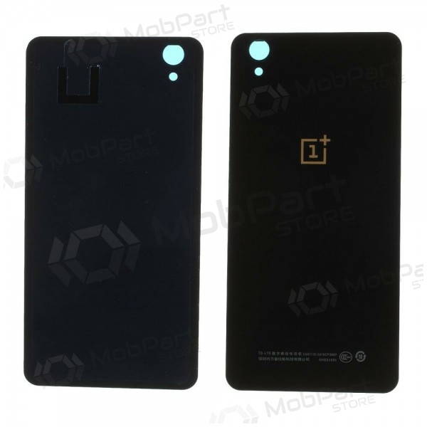 OnePlus X baksida / batterilucka (svart) (begagnad grade B, original)