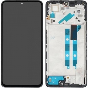 Xiaomi Redmi Note 12 Pro 4G skärm (grå) (med ram) (Premium)