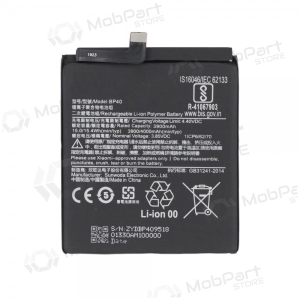 Xiaomi Mi 9T batteri, akumuliatorius (BP41)