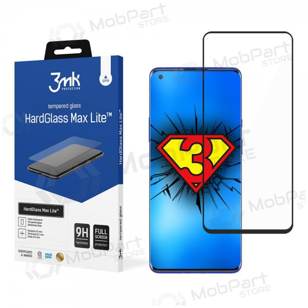 LCD apsauginis stikliukas 3mk Hard Glass Max Lite Samsung S928 S24 Ultra svart