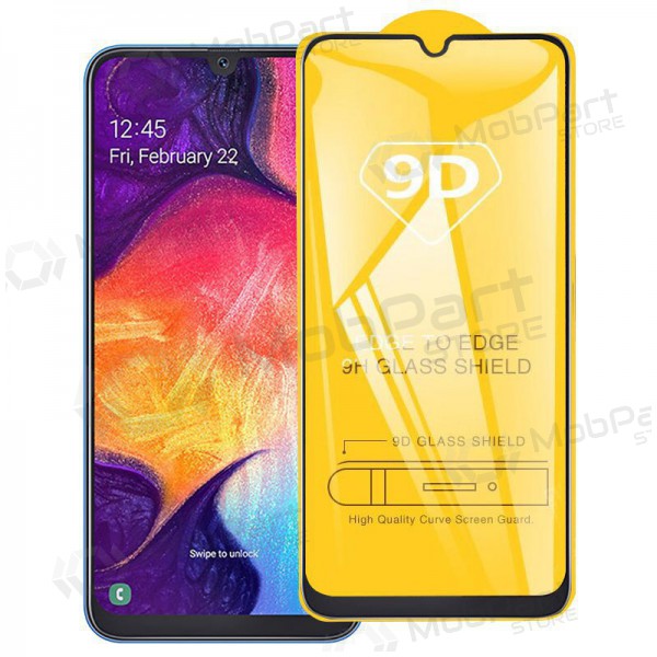 Samsung A405 Galaxy A40 härdat glas skärmskydd "9D Full Glue"