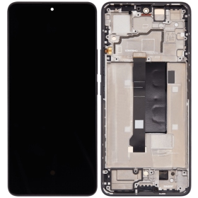 Xiaomi Redmi Note 13 Pro 5G / Poco X6 5G skärm (svart) (med ram) (Premium)