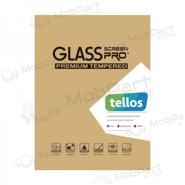 Samsung P610 / P615 / P613 / P619 Galaxy Tab S6 Lite 10.4 härdat glas skärmskydd "9H Tellos"