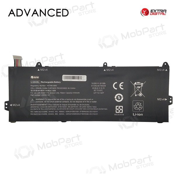 HP LG04XL, 4100mAh laptop batteri, Advanced