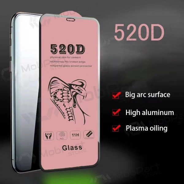 Samsung A505 A50 / A507 A50s / A307 A30s / A305 A30 härdat glas skärmskydd "520D"