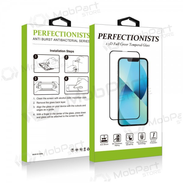 LCD apsauginis stikliukas 2.5D Perfectionists Apple iPhone 15 Pro svart