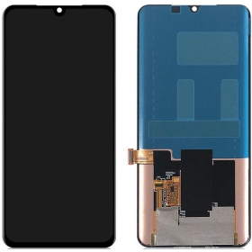 Xiaomi Mi Note 10 / Mi Note 10 Pro / Mi Note 10 Lite skärm (svart) (Premium)