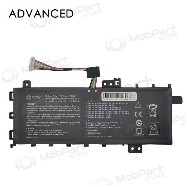 ASUS B21N1818, 4150mAh laptop batteri, Advanced