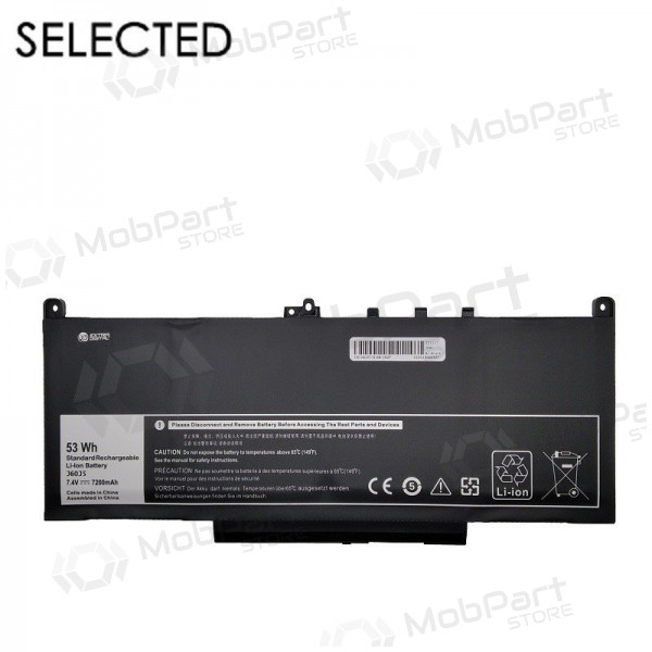 DELL J60J5, 7200mAh laptop batteri, Selected