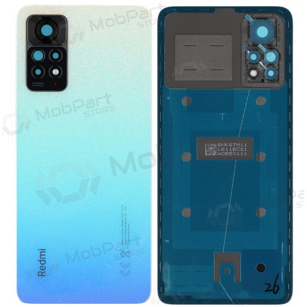 Xiaomi Redmi Note 11 Pro 5G baksida / batterilucka (ljusblå) (original) (service pack)