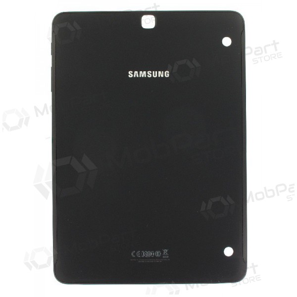 Samsung T813 Galaxy Tab S2 9.7 (2016) baksida / batterilucka (svart) (begagnad grade B, original)