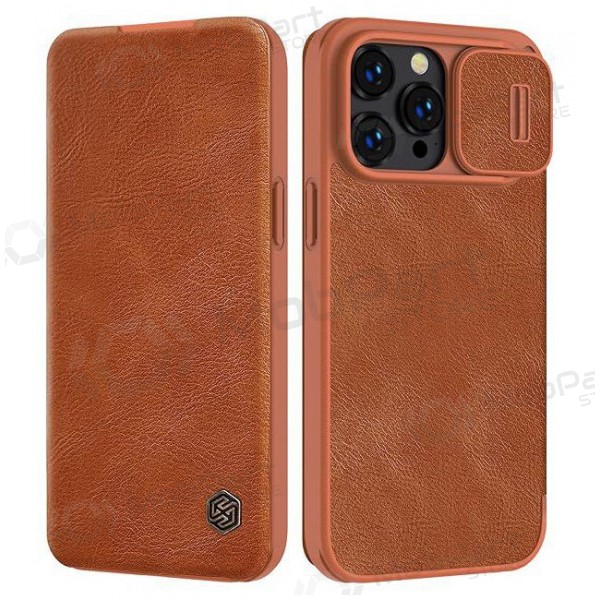 Fodral / skal Nillkin Qin Pro Leather Apple iPhone 14 Plus brun