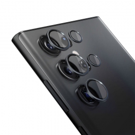 Samsung S918 Galaxy S23 Ultra 5G härdat skyddande glas för kameran "3MK Lens Pro"