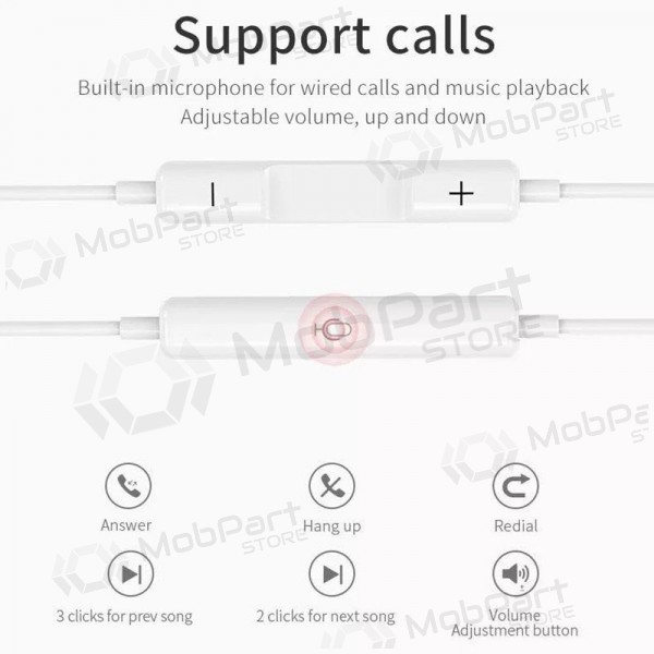 Headset HOCO L10 Type-C (vit)