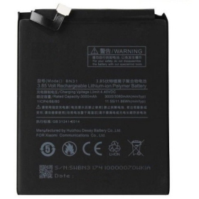 Xiaomi Redmi Mi A1 / Mi 5X / Note 5A (BN31) batteri / ackumulator (3000mAh)