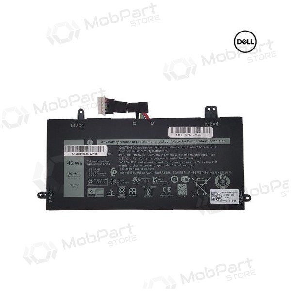 DELL J0PGR, 42Wh, 5250mAh laptop batteri - PREMIUM