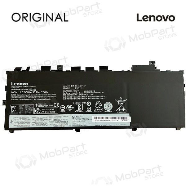 LENOVO 01AV430, 01AV429, 4950mAh laptop batteri - PREMIUM