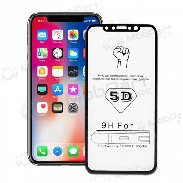 Samsung A335 A33 4G / A336 A33 5G härdat glas skärmskydd "5D Full Glue"