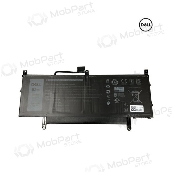 DELL N7HT0, 52Wh, 6500mAh laptop batteri - PREMIUM