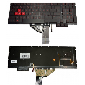 HP Omen 15-ce016na tangentbord (US) (med belysning)