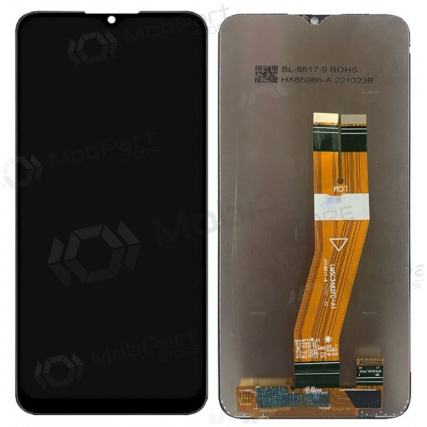 Ekranas Samsung A025G A02s 2020 su lietimui jautriu stikliuku svart original (service pack)