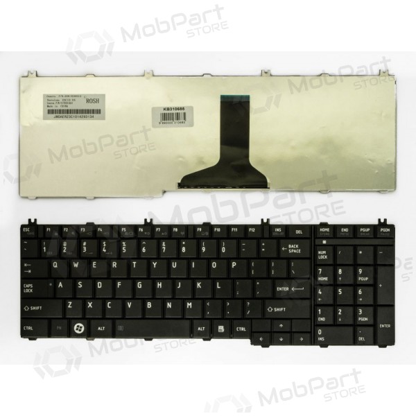 Toshiba Satellite C650, L650, L670 tangentbord (US)