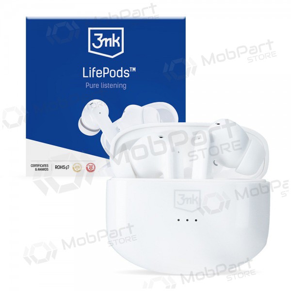 Trådlös headset 3mk LifePods (vit)