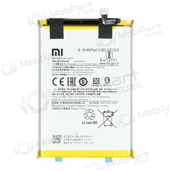 Xiaomi Redmi 9A / Redmi 9C batteri, akumuliatorius (BN56) (original)