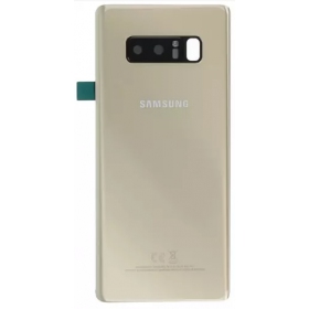 Samsung N950F Galaxy Note 8 baksida / batterilucka guld (Maple Gold) (begagnad grade C, original)