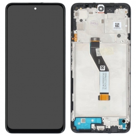 Xiaomi Poco M4 Pro 5G / Redmi Note 11S 5G / Redmi Note 11T 5G skärm (svart) (med ram) (Premium)