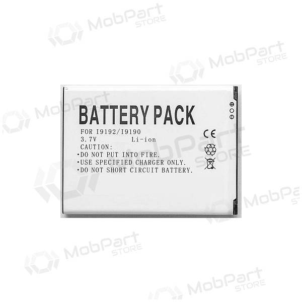 Samsung i9190 Galaxy S4 mini / i9192 S4 mini Duos / i9195 S4 mini (B500BE) batteri / ackumulator (1900mAh)