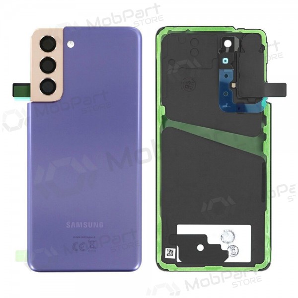 Samsung G991 Galaxy S21 5G baksida / batterilucka (Phantom Violet) (begagnad grade C, original)