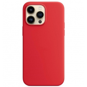 Apple iPhone 14 Pro fodral, skal "Mag Silicone Case" (blå)