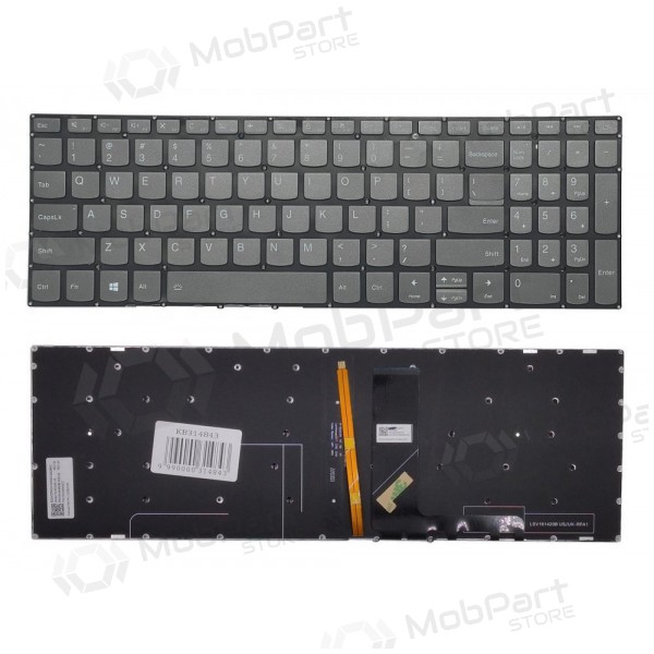 LENOVO IdeaPad 520-15ikb tangentbord (US) (med belysning)