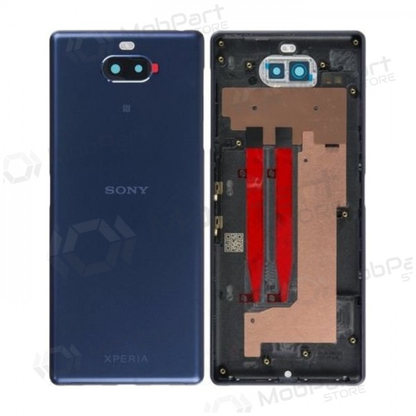 Sony Xperia 10 baksida / batterilucka (blå) (begagnad grade C, original)