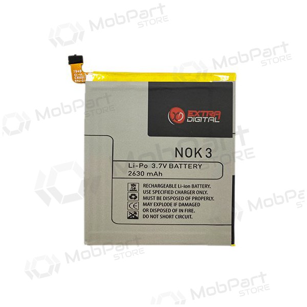 Nokia 3 batteri / ackumulator (2630mAh)